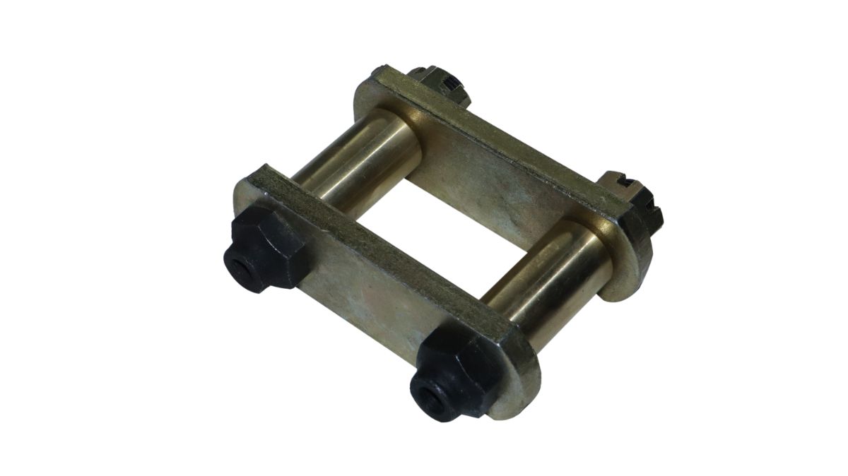 SHACKLE ASSEMBLY. JEEP N/M (R.H.D) W/GUN METAL BUSH