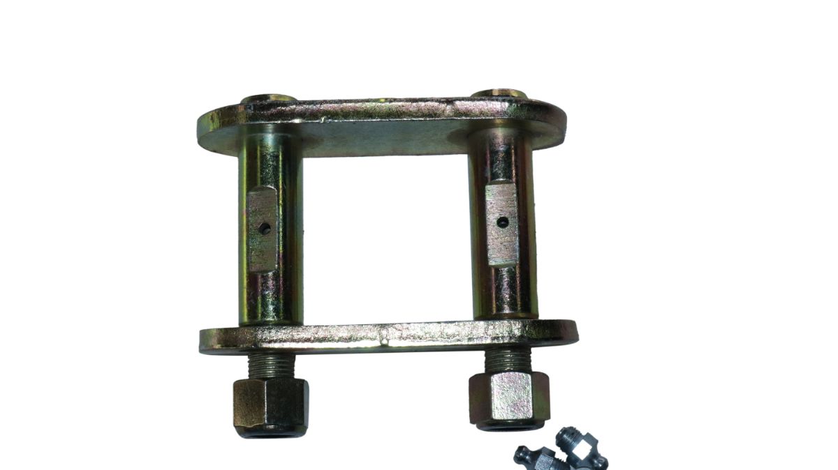 SHACKLE ASSEMBLY. UTILITY / PIKUP HEAVY NUT SIDE NIPPLE HEAVY