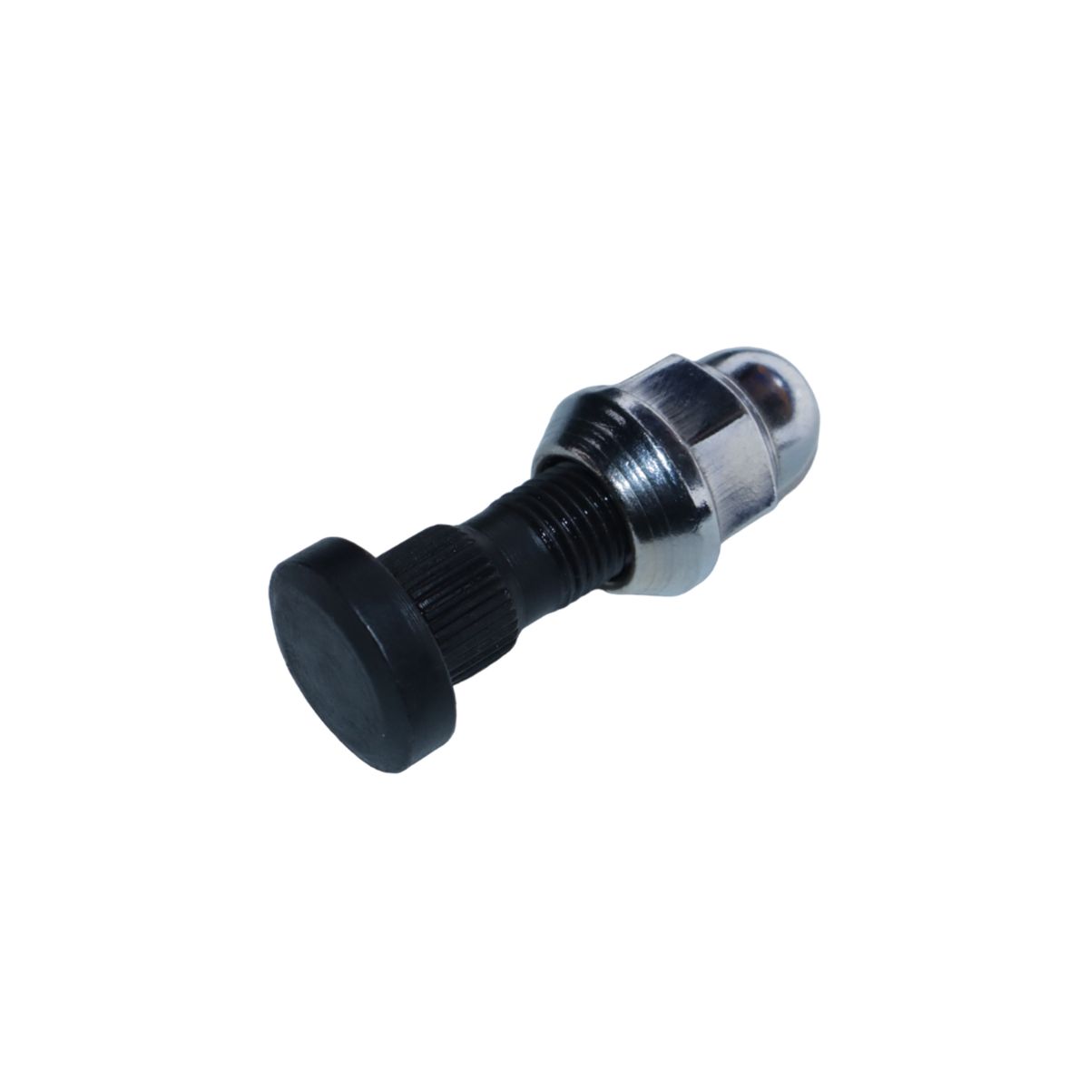 HUB BOLT SCORPIO S10 W/NUT CHROME 2.25"