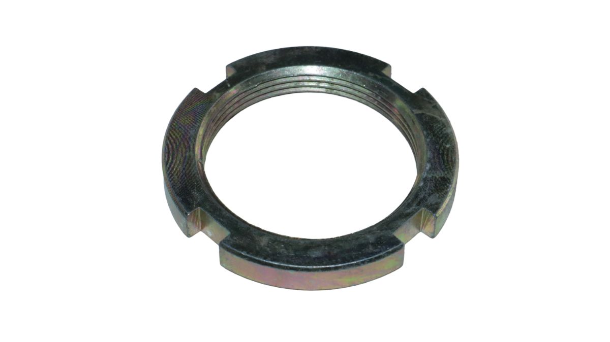 FRONT WHEEL CHECK NUT SCORPIO (PLAIN)